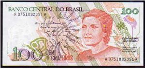 100 Cruzeiros__
Pk 228 Banknote