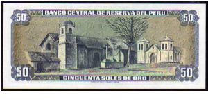 Banknote from Peru