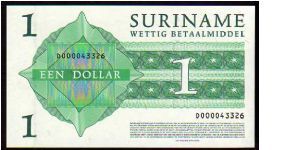 Banknote from Suriname