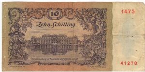 Banknote from Austria