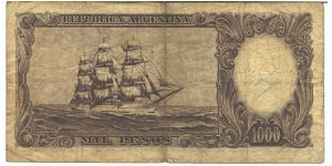 Banknote from Argentina