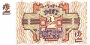 Banknote from Latvia