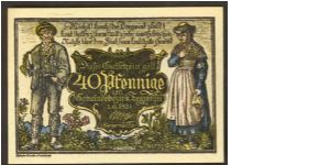 Germany Notgeld Tegernsee 40Pf 1921 L1281. Banknote