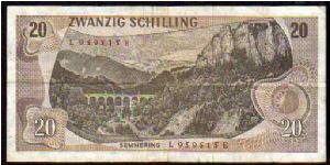 Banknote from Austria