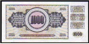 Banknote from Yugoslavia