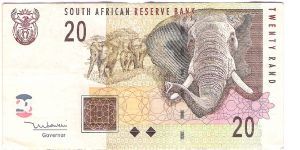 20 Rand
Special thanks to Thomas Philip and Maria Thomas Banknote