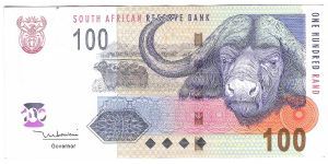 100 Rand
Special thanks to Thomas Philip and Maria Thomas Banknote