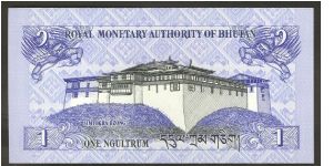 Banknote from Bhutan