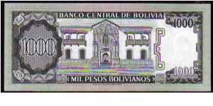 Banknote from Bolivia