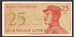 25 Sen
Pk 93 Banknote