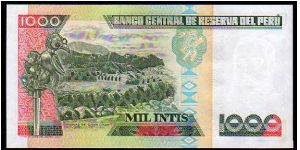 Banknote from Peru