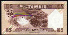 Banknote from Zambia