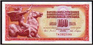 100 Dinara
Pk 80a Banknote