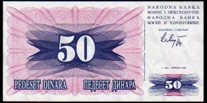 50 Dinara__
pk# 12__
01.07.1992 Banknote