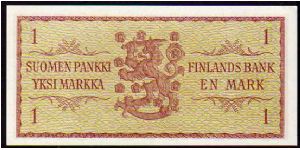 Banknote from Finland