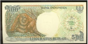 Indonesia 500 Rupiah 1992 P128. Banknote