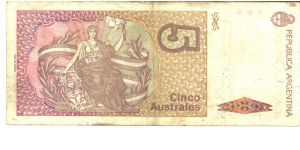 Banknote from Argentina