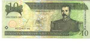 Like #159

Dark green on multicolour underprint. Matias Ramon Mrila at right. Altar de la Patria on back. Banknote