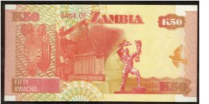 Banknote from Zambia