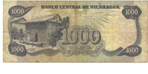 Banknote from Nicaragua