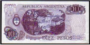 Banknote from Argentina