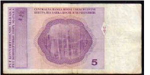 Banknote from Bosnia