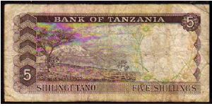 Banknote from Tanzania