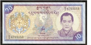 Bhutan 10 Ngultrum 2000 P22. Banknote