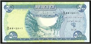 Iraq 500 Dinars 2004 P96. Banknote