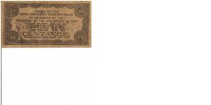 Banknote from Philippines