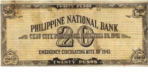 Banknote from Philippines