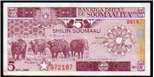 5 Shilin
Pk 31 Banknote