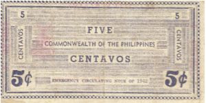 Banknote from Philippines