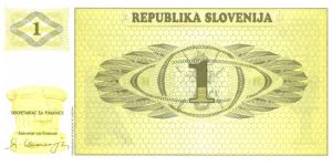 Banknote from Slovenia