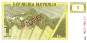 Dark olive-green on light gray and light olive-green underprint.

Specimen overprint: VZOREC Banknote