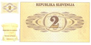 Banknote from Slovenia