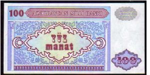 Banknote from Azerbaijan