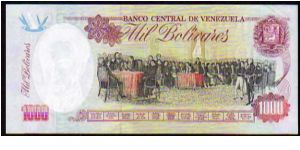 Banknote from Venezuela