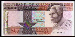 50 Cedis
Pk 22b Banknote