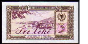 Banknote from Albania