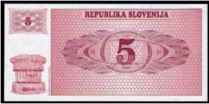 Banknote from Slovenia