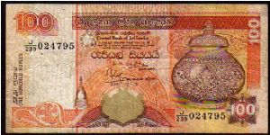 100 Rupees
Pk 118a Banknote