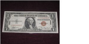 1935 A $1 Hawaii silver certificate.  Beautiful gem. (FR 2300) Banknote