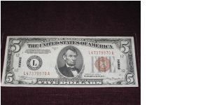 $5 Hawaii silver certificate, given to me by my grandpa. (FR 2302) Banknote