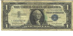 1957B Star Note
Silver Certificate Banknote