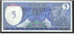 Blue on multicolour underprint. Banknote