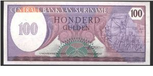 Purple on multicolour underprint Banknote