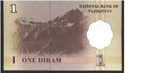 Banknote from Tajikistan