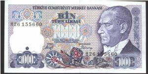 Purple and nlue on multicolour underprint. One dot for visually impaired at lower lrft. Istanbul coastline at left, Fathi Sultan Mehmet at center right on back. Two signature varieties. Banknote