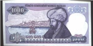 Banknote from Turkey